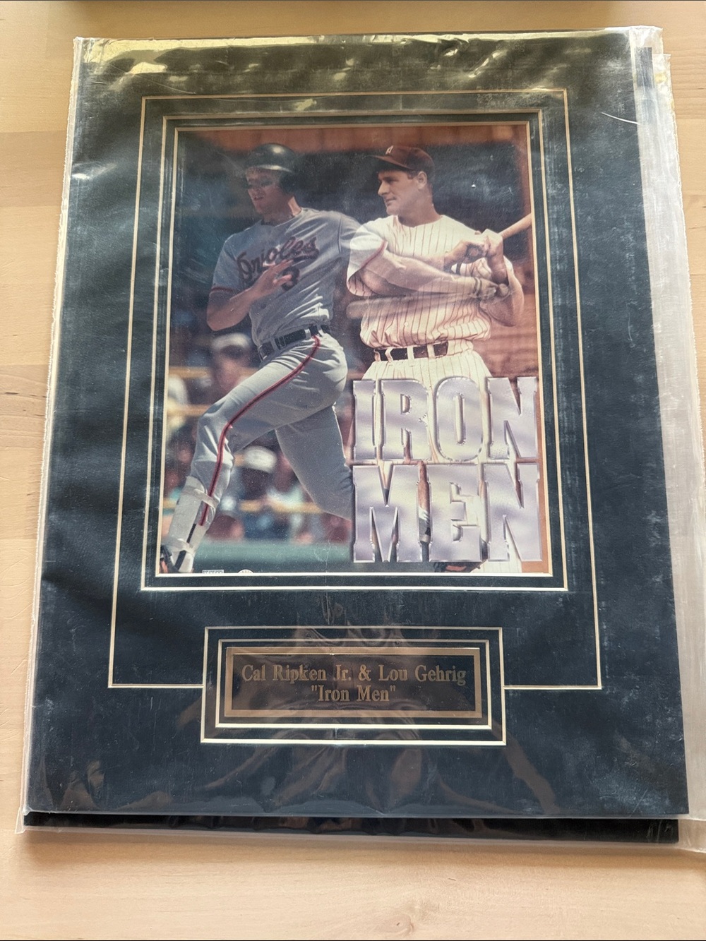 Iron Men Cal Ripken Jr. & Lou Gehrig & Mickey Mantle & Willie Mays Framed Prints